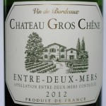 Chateau Gros Chêne 2012