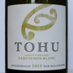 Tohu Sauvignon Blanc 2014