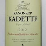 Kanonkop Kadette Cape Blend 2012
