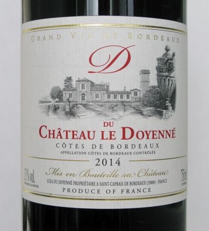 Château le Doyenné 2014