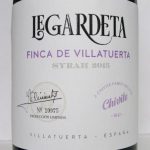 LeGardeta Finca de Villatuerta Syrah 2015