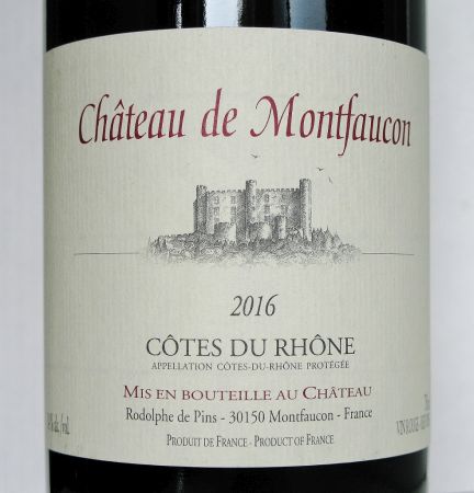 Château de Montfaucon Côtes de Rhône 2016